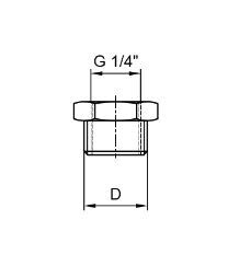 1011 Reductie R1/4 x R1/2 Simalube